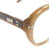 Excellent GENTLE MONSTER Glasses OAA Aviator Glasses Clear Brown Mens Used