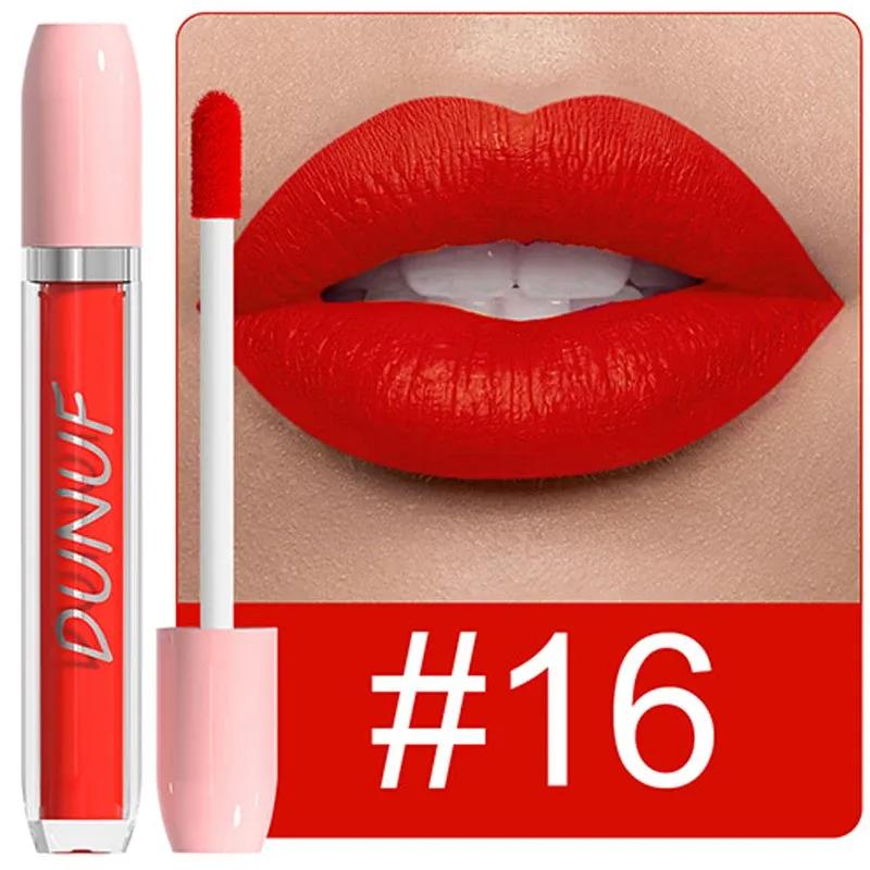 25 Farben samtig matter Lippenstift, flüssig, wasserfest, sexy rote Matte Lip Glaze, Antihaft-Halloween-Make-up, verblasst nicht leicht, Lipgloss