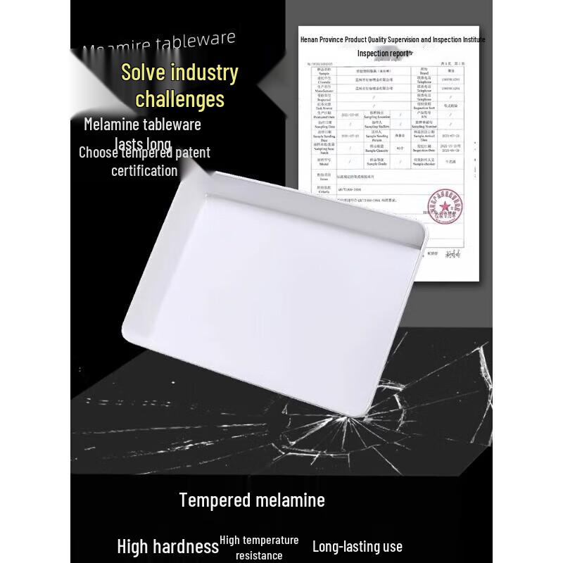 Melamine Rectangular Food Display Tray