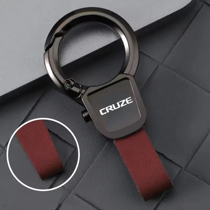 

Premium Metal Luxury Keychain For Chevrolet Cruze Logo Fashion Key Ring Pendant Metal Holder Auto Accessory Gift Car Keyring