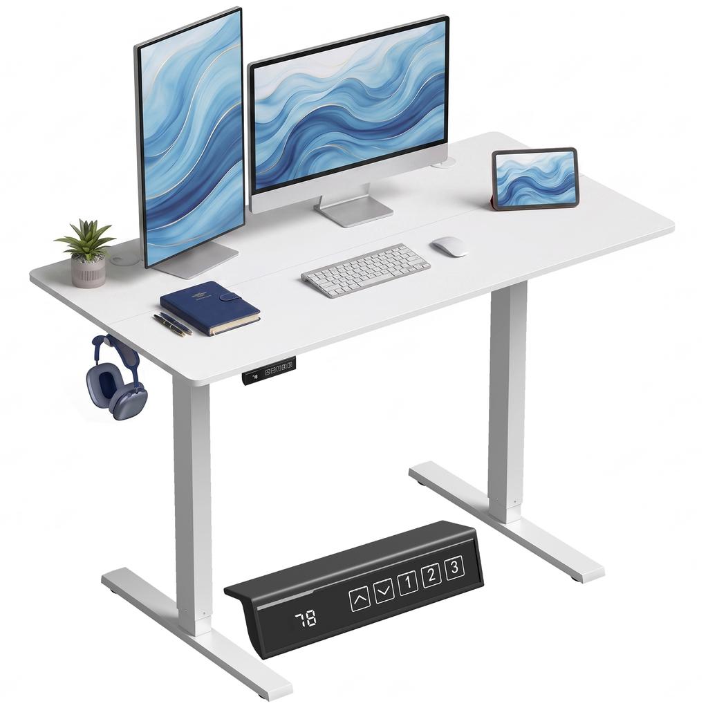 Electric Sit-Stand Desk, 120 x 60 cm, Height Adjustable