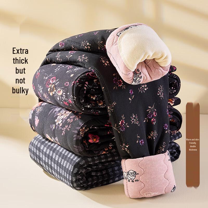 Yuzhaolin Women's Extra Thick Thermal Leggings