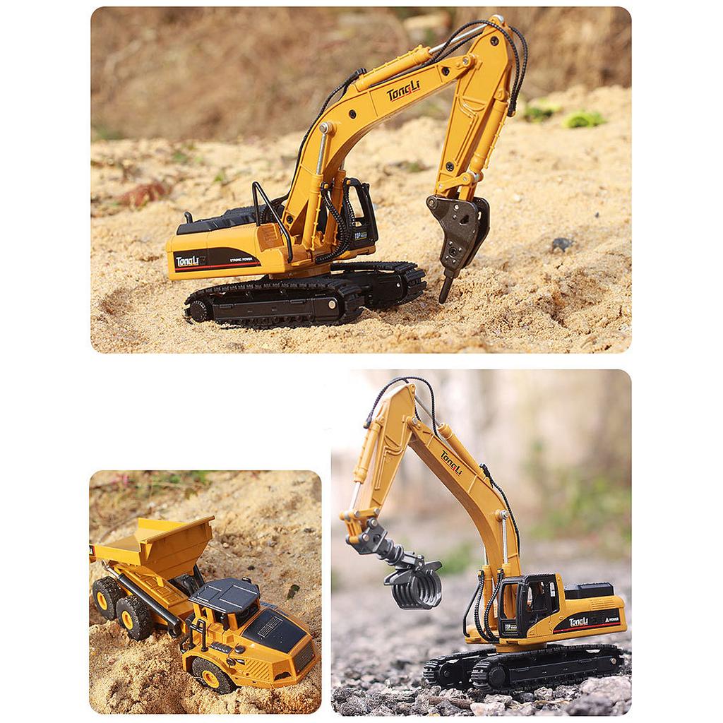 Construction Vehicle Toy Alloy Engineering Truck Construction Vehicle Model Toy for Birthday Xmas Gifts Dump Truck