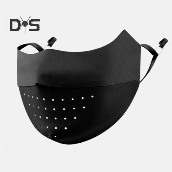 Gesichtsschutz, nahtlos, atmungsaktiv, mit Löchern, Sonnenschutz, 3D-Gesichtsschutz im schlanken Design, UPF 50, atmungsaktiver Gesichtsschutz aus Eisseidengewebe