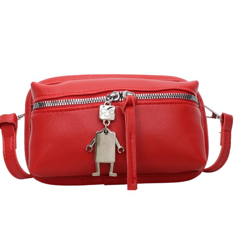 

Trendy small bag women s new fashion versatile messenger bag casual box small square bag small bag червоний