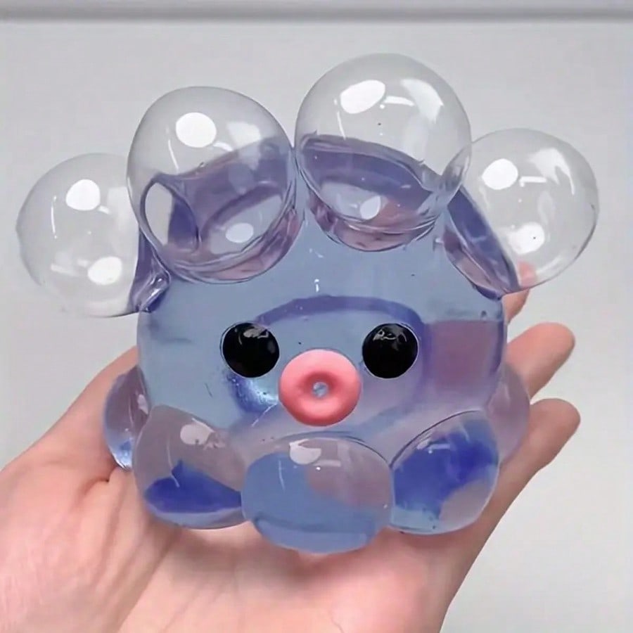 3 Stück Oktopus Squishy Stressabbau-Set Super Langsamer Rückprall , Niedliche Kreative Designs , Zufällige Zusammenstellung , Ideal für Partygeschenke