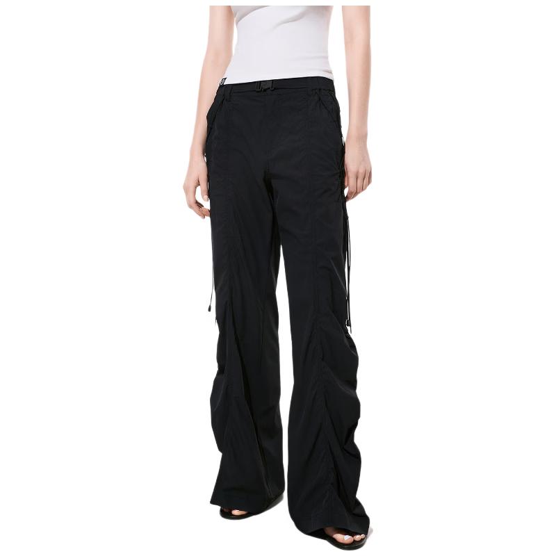 Jinyujie Women s Summer Thin Straight Wide-Leg Casual Pants L
