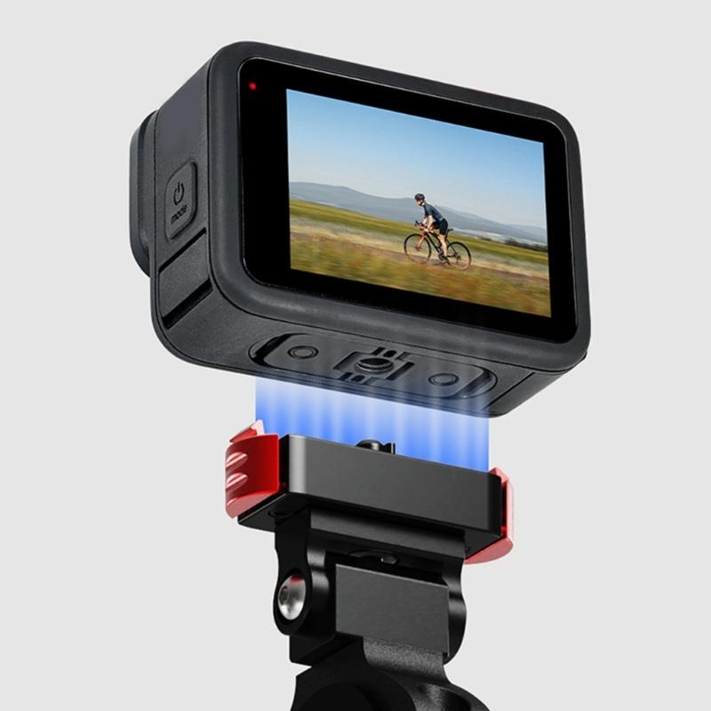 Universal Magnetic Quick Detach Bike Clamp With 180 360 Adjustable Damping Rotations For Latest Action Camera Models