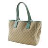 GUCCI Tote Bag 113017 Beige / green GG canvas Women Used