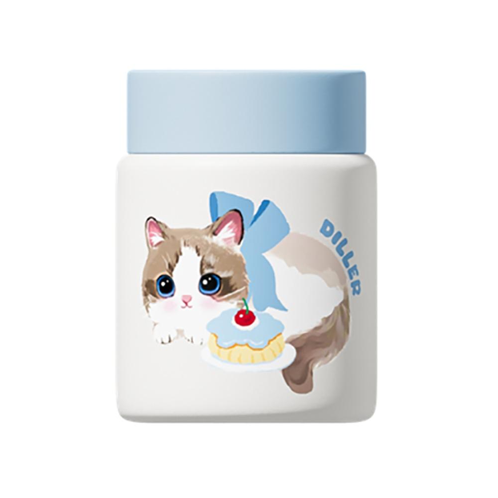 Leak Proof Thermal Cup 316 Stainless Steel Insulated Cup Cute Cat Vacuum Flask  Office