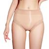 Ultra-Thin Sexy Horse Oil Silky  Pure Desire, Tearable, See-Through Temptation, Plus Size Glossy Triangle Panties For Women