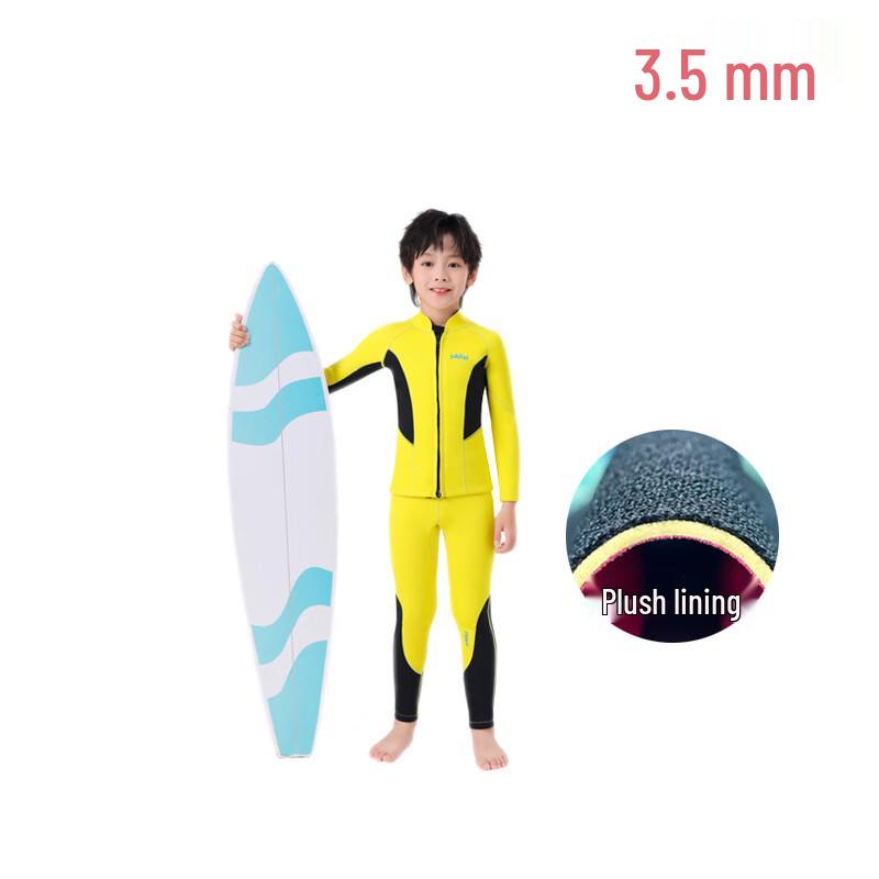 Boys  Long Sleeve Two-Piece Wetsuit Swimsuit