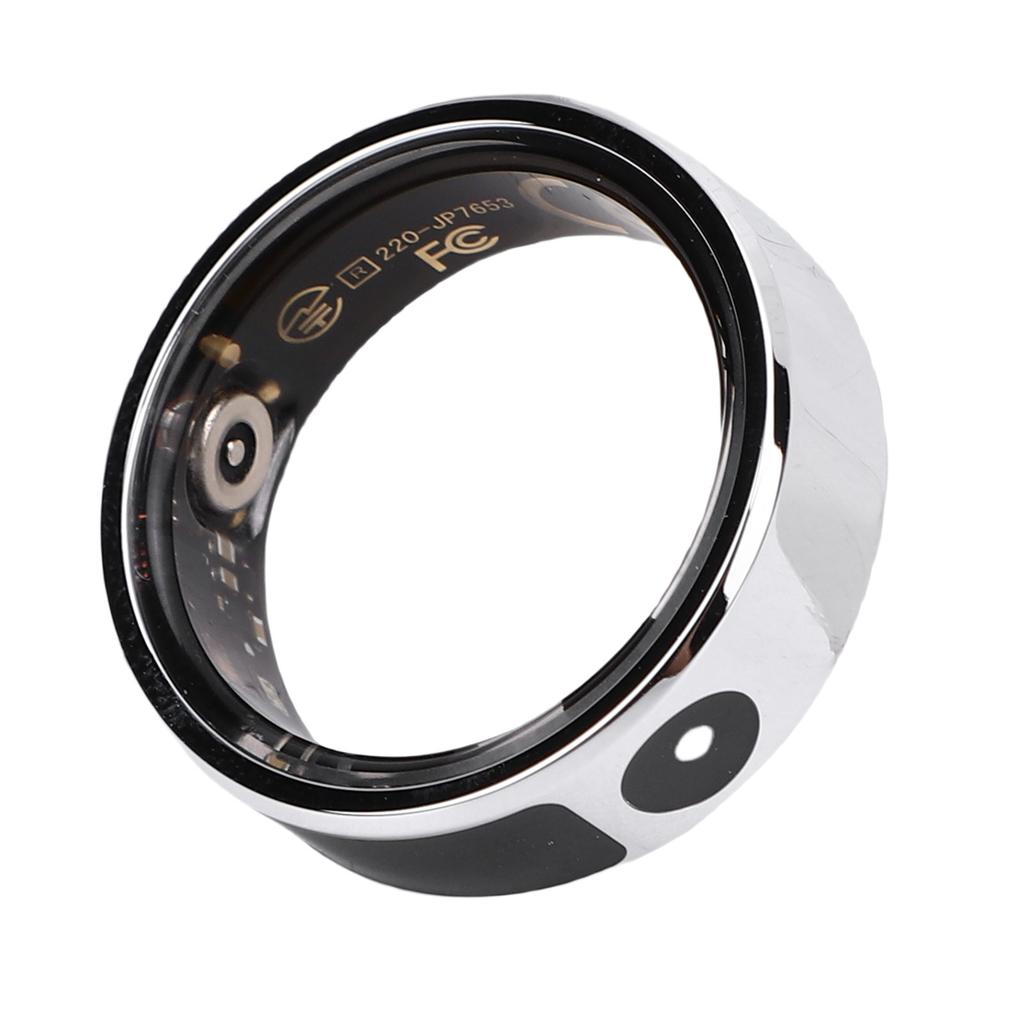 Smart Ring Fitness Tracker Men Women Touch Screen 5ATM Water Proof Health Exercise Record Steps with Charging Bay