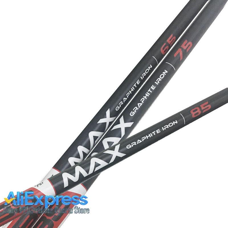 Golf Shaft Men MAX Graphite Shaft New Golf Clubs Shaft Golf Wedge Hybrids Shaft 65 or 75 85 Flex 3Pcs 65 Flex