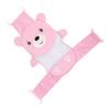 Cartoon Bear Baby Bathtub Net Pocket Adjustable Bath Net Bed Three Snap Designed Secure Bathing Solution for Newborns