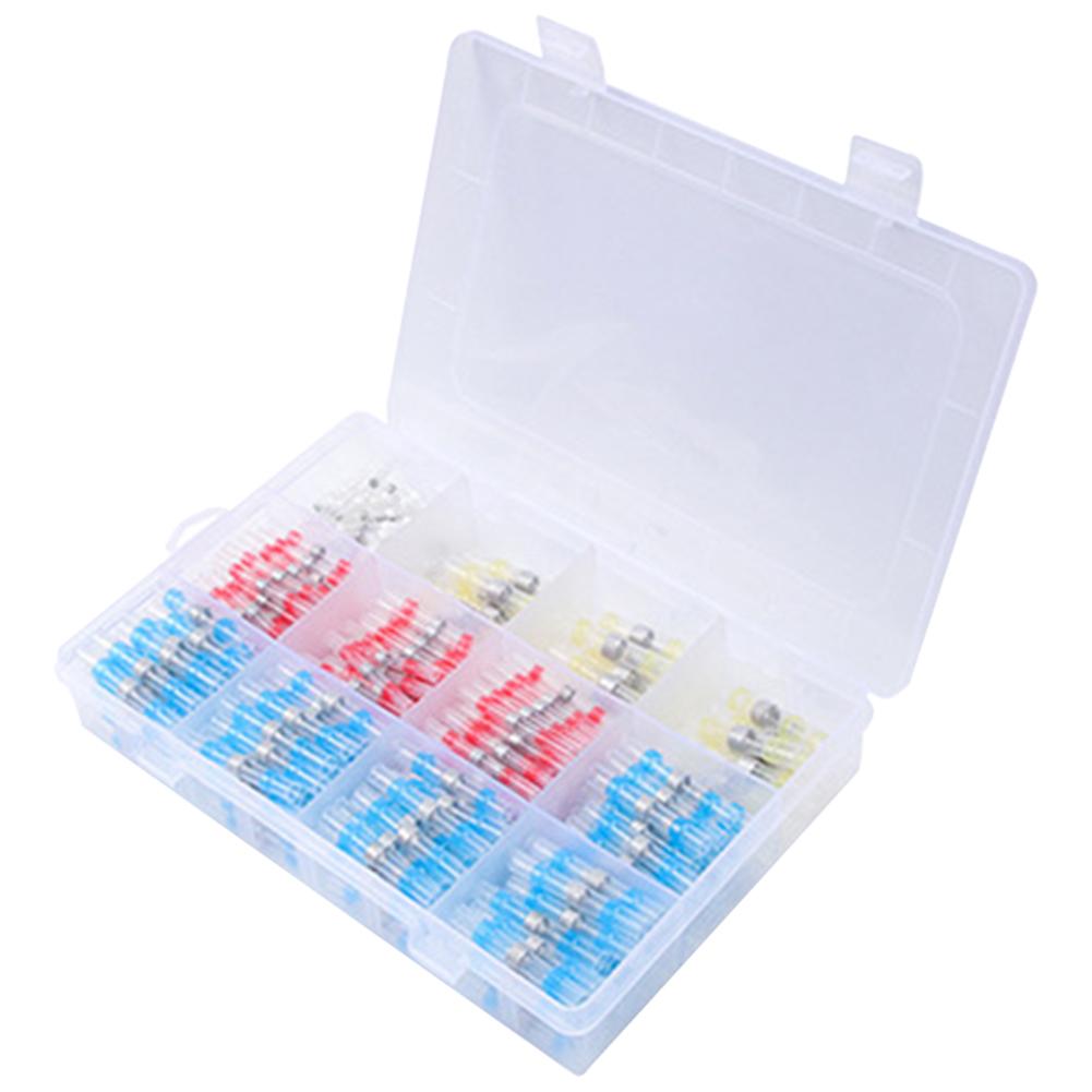 50/200/320pcs Mixed Solder Seal Wire Connector Electrical Wire Butt Connectors Splice Wire Terminals for Automotive Marine Boat