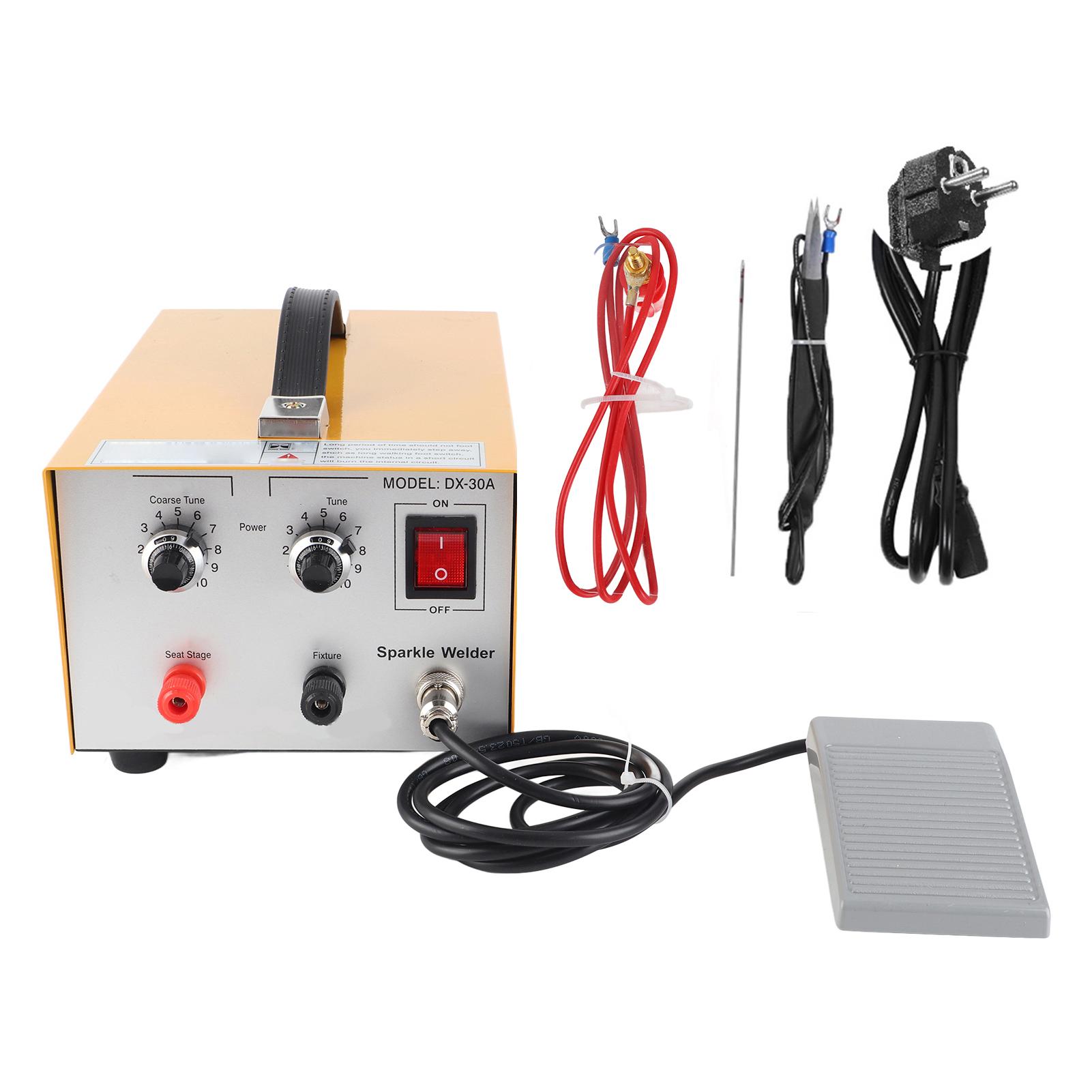 

30A ювелирный точечный сварочный аппарат для сварки золота и серебра профессиональный ювелирный инструмент вилка UK 220V