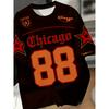 Men's 808 Number 88 Neon Glow 3D Print T-Shirt - Streetwear Sportswear with -Inspired Logo