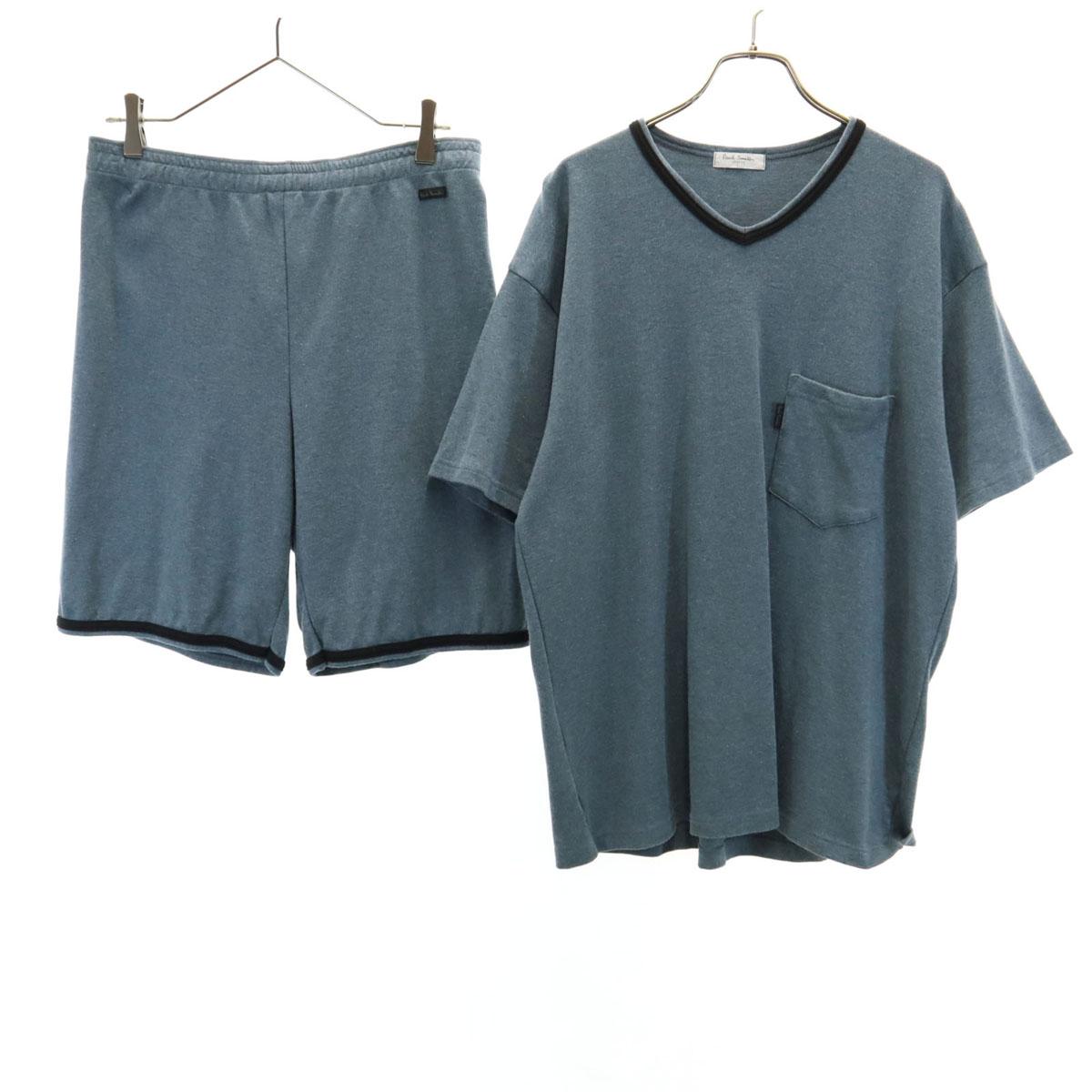

Paul Smith made in Japan Short sleeve V neck Room wear Setup L Blue gray Men s Used
