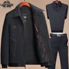 Woodpecker Men's Fleece-Lined Wool Jacket - Thick and Warm for Autumn/Winter