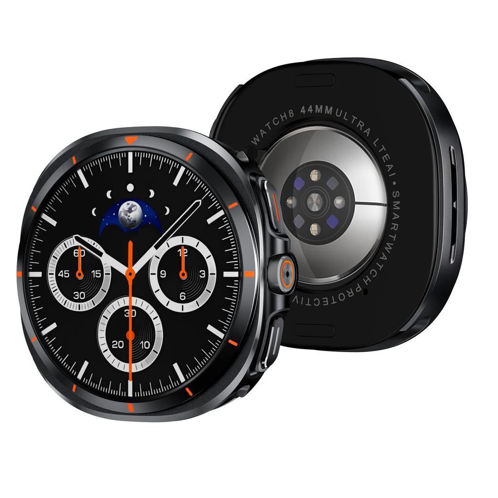 Metal Case Accessories for Samsung Galaxy Watch 8 40/44MM Protective Cover For Galaxy Watch 8 Upgrade To Ultra 47mm Hard Frame