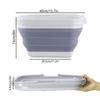 Plastic Foldable Shopping Basket, Foldable Storage Basket, Foldable Washing-up Bowl, Used For Shopping, Shopping, Travel, Storing Snacks And Sundries