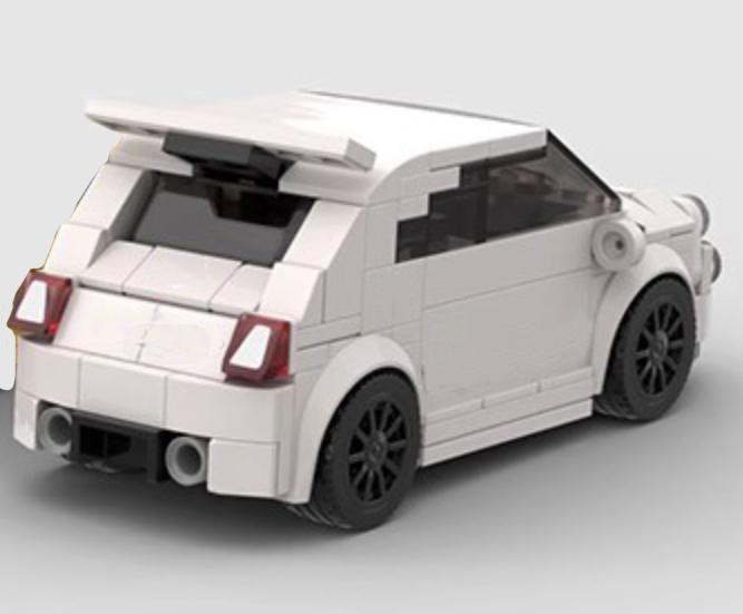 

MOC Technical Car Ideas Abarths Fiated 595 and 695 Abarth Biposto Speed Vehicles Sets Building Blcoks Kid Toys Christmas Gift