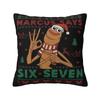Marcus The Worm Merry Christmas Meme Pillowcase Soft Polyester Cushion Cover Decoration Pillow Case Cover