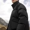 Li Ning CF Suo Stand Collar Short Solid Color Down Jacket Unisex Jacket Black AYMT281-1