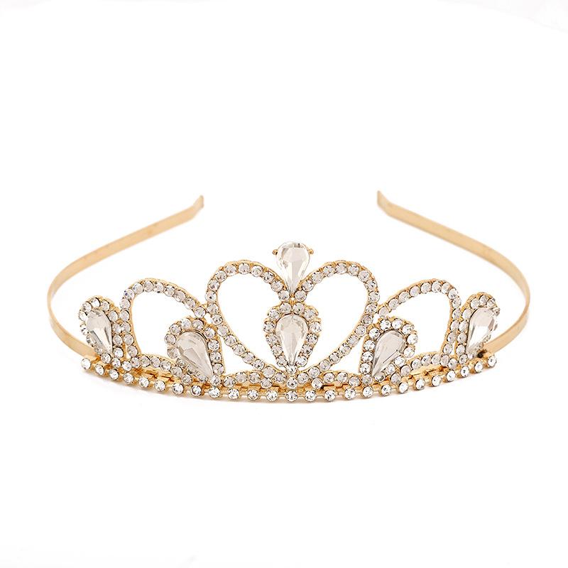 Mode Wassertropfen Kristall Kleine Tiaras Krone für Mädchen Party Geburtstag Stirnbänder Braut Hochzeit Kleid Haar Schmuck Zubehör