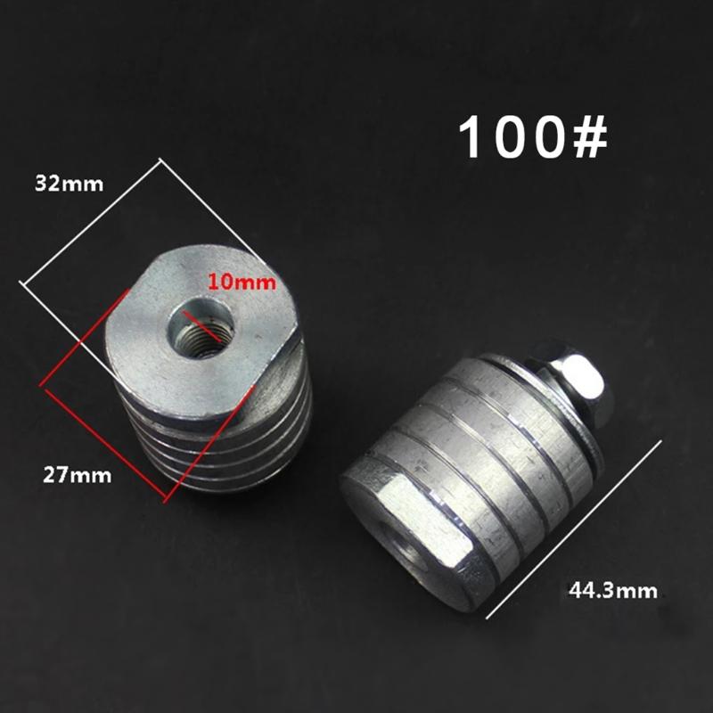 M10 M14 Angle Grinder to Grooving Machine Adapter 100/125 Type Lock Nuts Flange Inner Outer Kit for Slotting Conversion