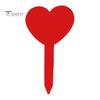 Plastic Plant Markers 100Pcs Heart Shape Tags Waterproof Gardening Labels Reusable for Pots Flower Beds Herb Gardens Identification