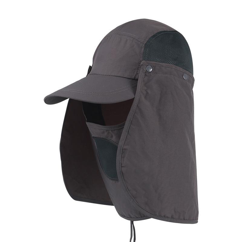 Outdoor 360 sun protection hat fishing cap cap Guangzhou hat protective baseball cap