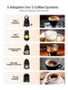Mehrfach-Kapselkaffeemaschine, Heiß/Kalt Dolce Gusto Milch Nespresso Kapsel ESE Pad Gemahlener Kaffee Cafeteria 20 Bar 5 in 1