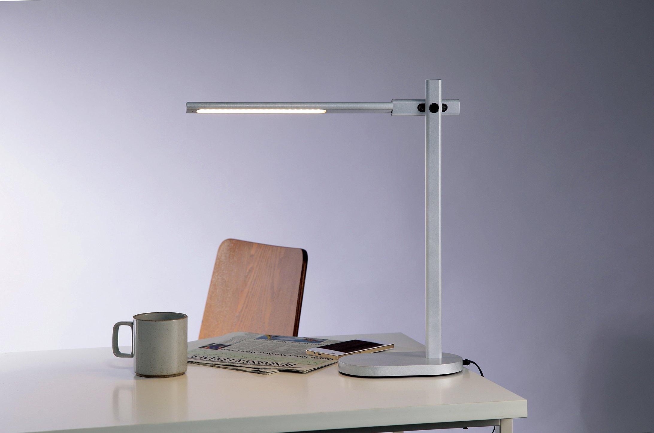

Olympia Lighting MotoM LED Twin Refraction Lamp White Silver GS1705WS