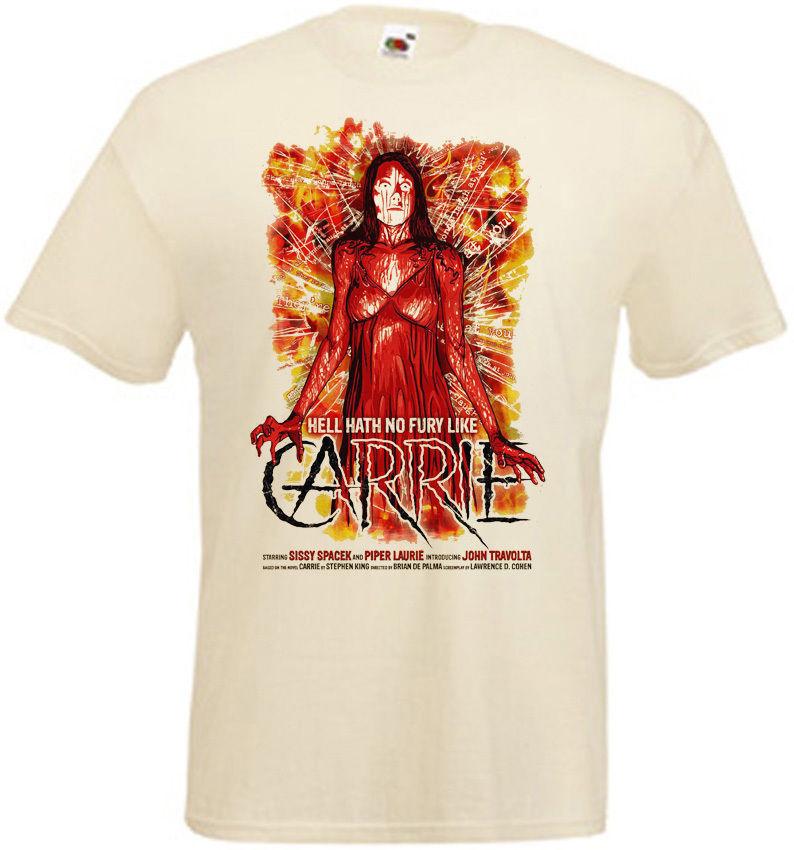 

Carrie v.2 T shirt natural horror movie poster all sizes S-5XL 4XL