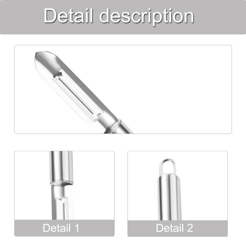 Stainless Steel Kitchen Peeler For Potatoes Vegetables Efficient Ergonomic Grip Peeling Device Kitchen Utensil
