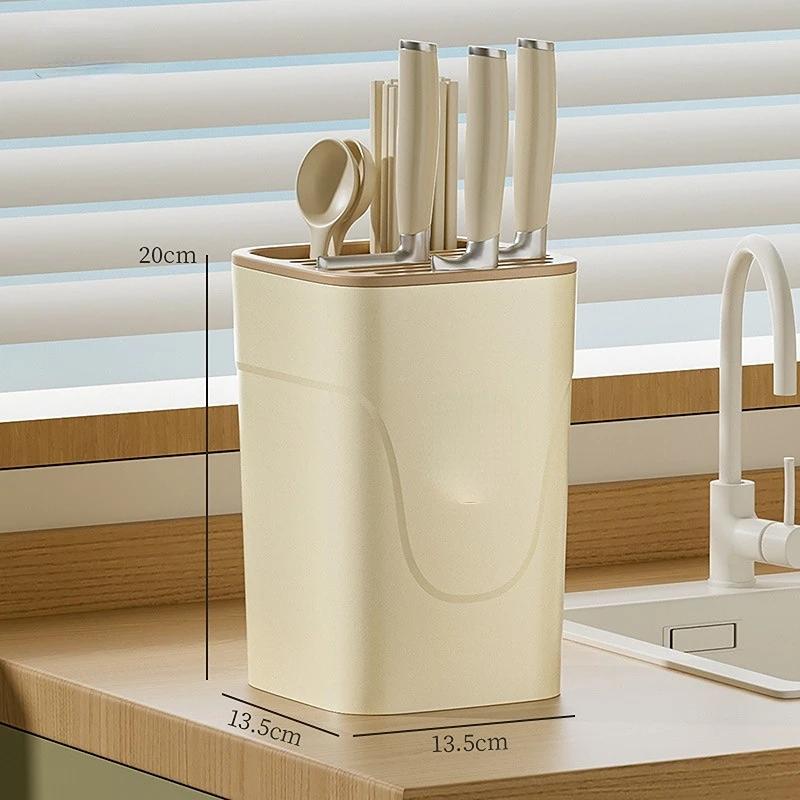 

Милый медведь шеф-повара нож угловой держатель пластиковый белый нож посуда столовые приборы цилиндр полка для хранения подставка кухонный инструмент стойка