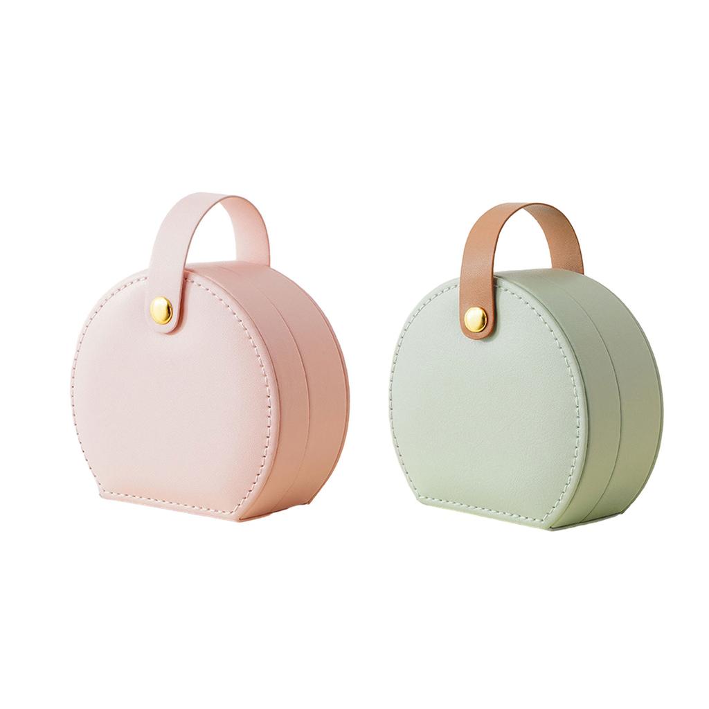 Compact Jewelry Storage Box Versatile Mini Jewelry Organizer Box Portable Display Stand Box Earring Holder Packaging