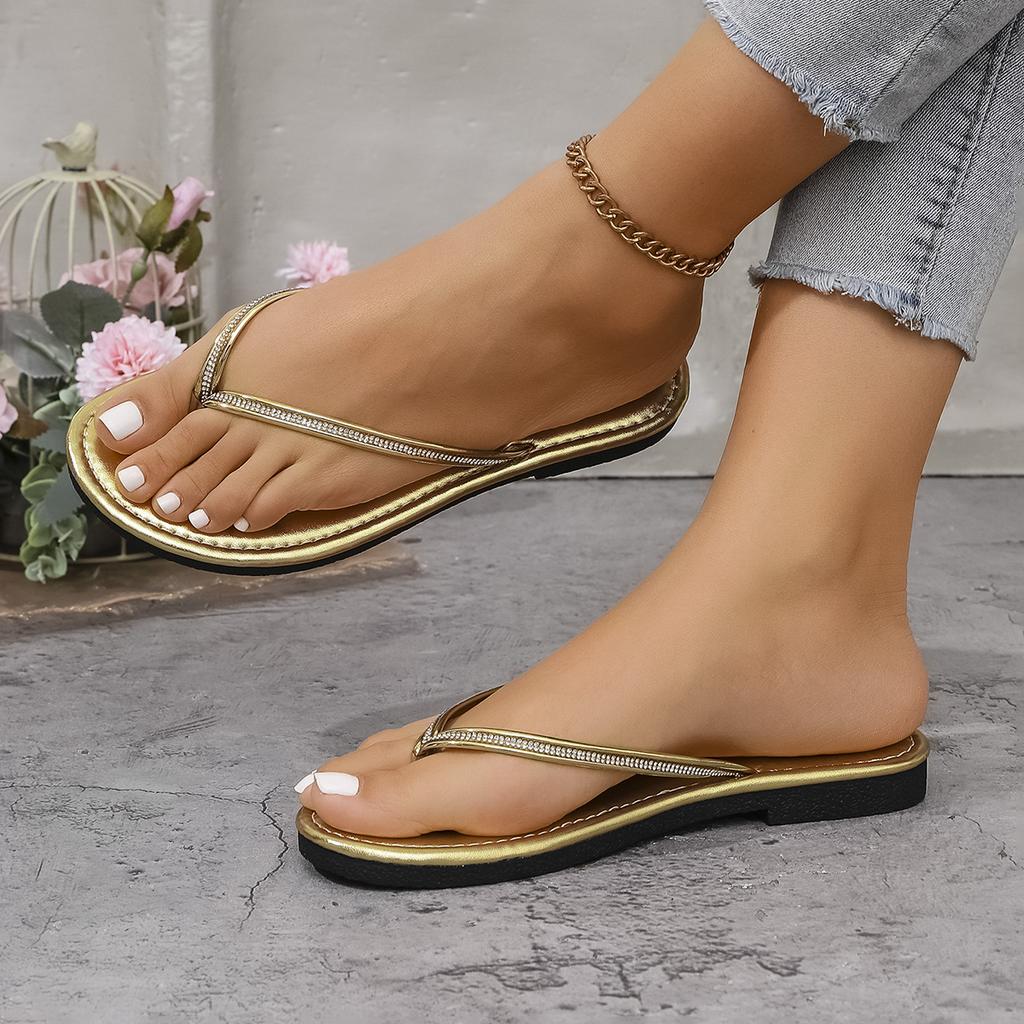 Fashion Women Slippers Lightweight Sexy Beach Flip Flops 2025 Summer Shoes for Women Slip On Flat Sandals Slides Woman Open Toe Slippers