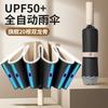 Large automatic umbrella, weather and rain umbrella, adult parasol, UV-proof men's umbrella, windproof and rainstorm-proof umbrella