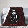 E-Emily the Strange Blanket Cover Poster Art Fuzzy Throw Blankets Home Couch Portable Soft Warm Bedspreads,