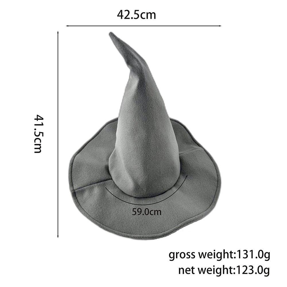Fashion Party Halloween Sorcerer Hat Portable Vintage Witch Hat Cosplay Props
