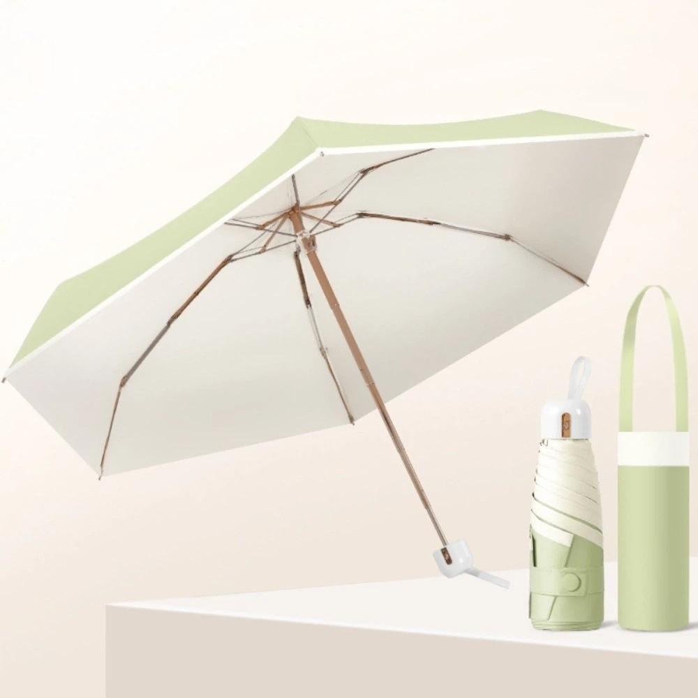 Ultraviolet Protection Pocket Parasol Folding Sun Shade Umbrella Portable Sun Umbrella  Outdoor
