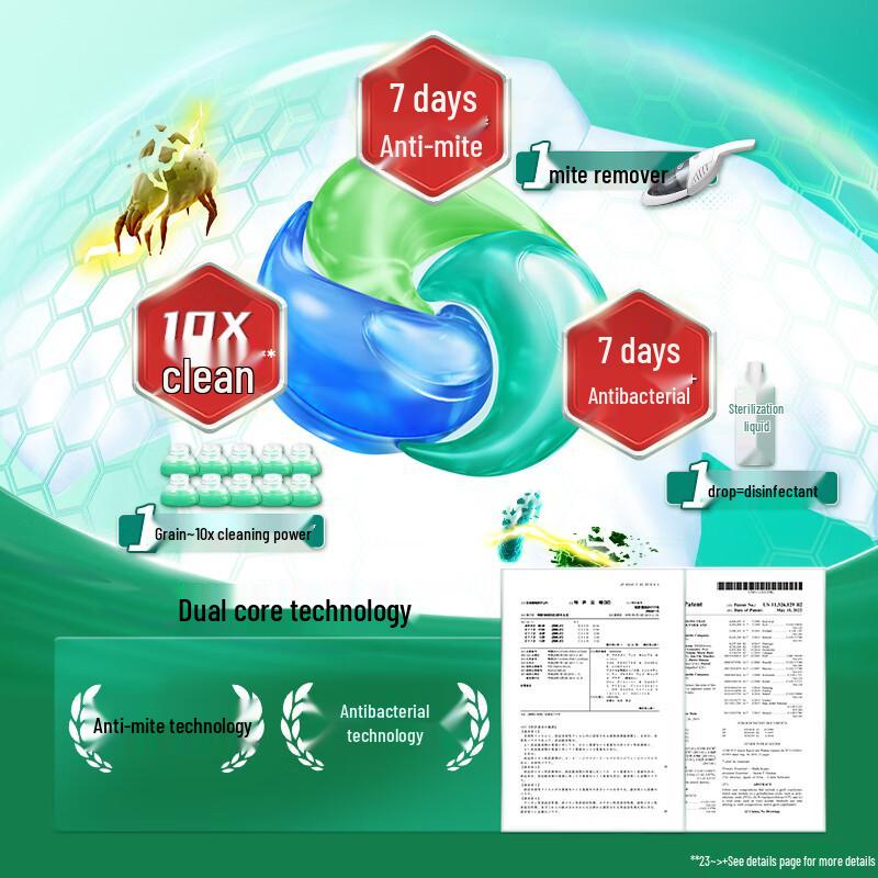 Tide 3-in-1 Herbal Fresh Laundry Pods