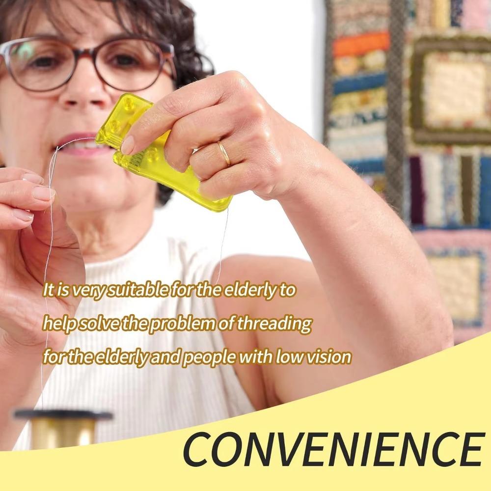 3/1Pcs Automatic Easy Needle Threader Tool Self-Thread Guide Plastic Sewing Accessories Hand Stitching Quick Needle Threading