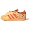 adidas Originals Melting Sadness X Superstar Kožené Pohodlné Všestranné Odolné Prodyšné Nízké Tenisky Unisex Tenisky Oranžové ID9475