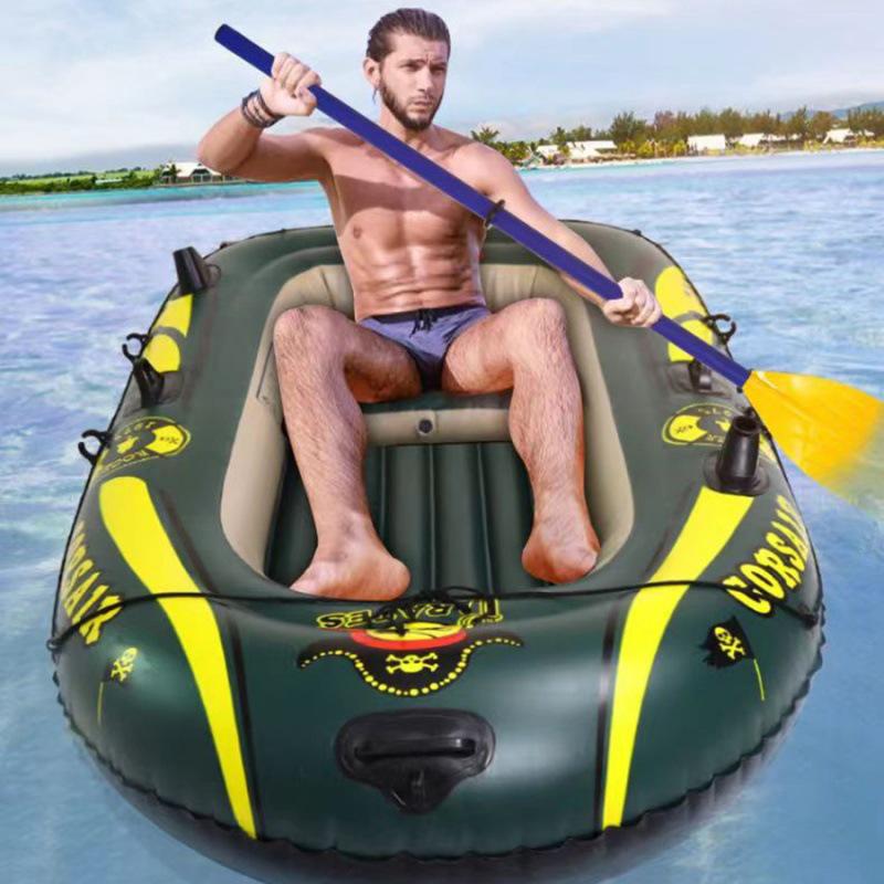 Durable Thickened Inflatable Boat for 2/3/4 People - Ideal for Fishing