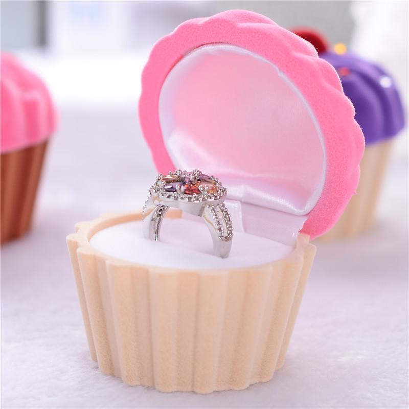 Shell Crown Star Shape Flocked Jewelry Box Adorable Small Organizer for Rings Necklaces Dresser Vanity Table Jewelry Storage