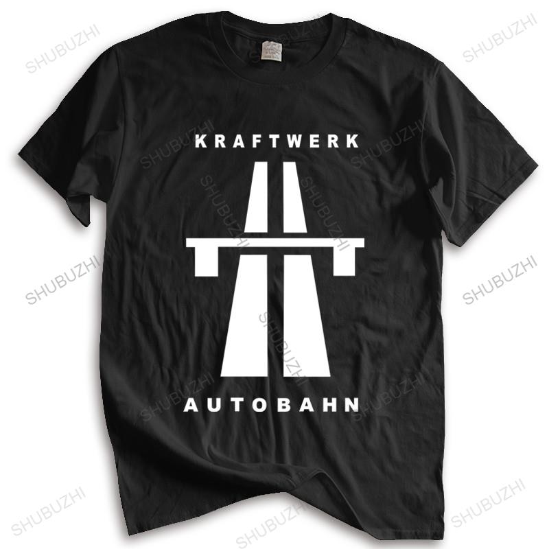 Men Brand T Shirt Summer 100% Cotton Tshirt Autobahn - Kraftwerk Mens Music T-Shirt Autobarn Drop Shipping